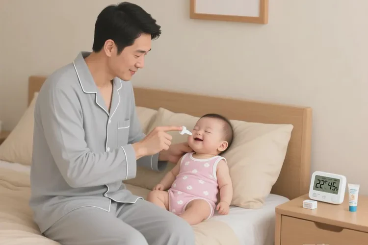 婴儿脖子出现湿疹可以治愈吗(图2)