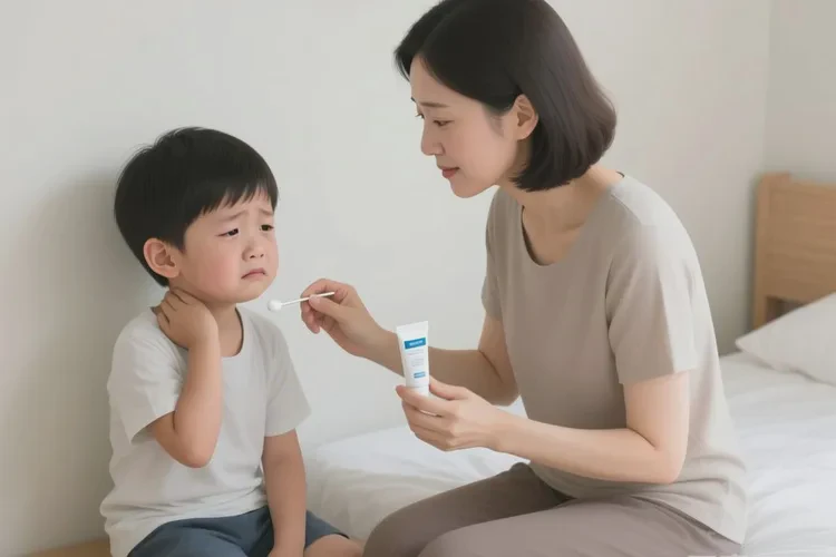 孩子脖子容易起湿疹可以治愈吗(图2)