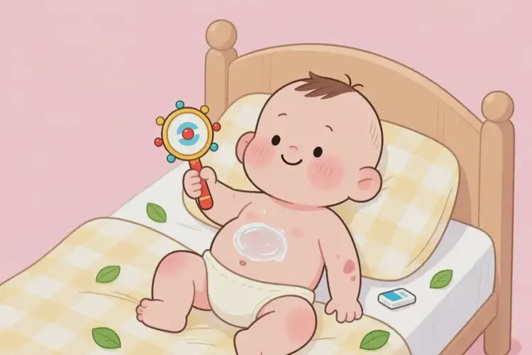 婴儿肚子容易长湿疹能治好吗(图2)