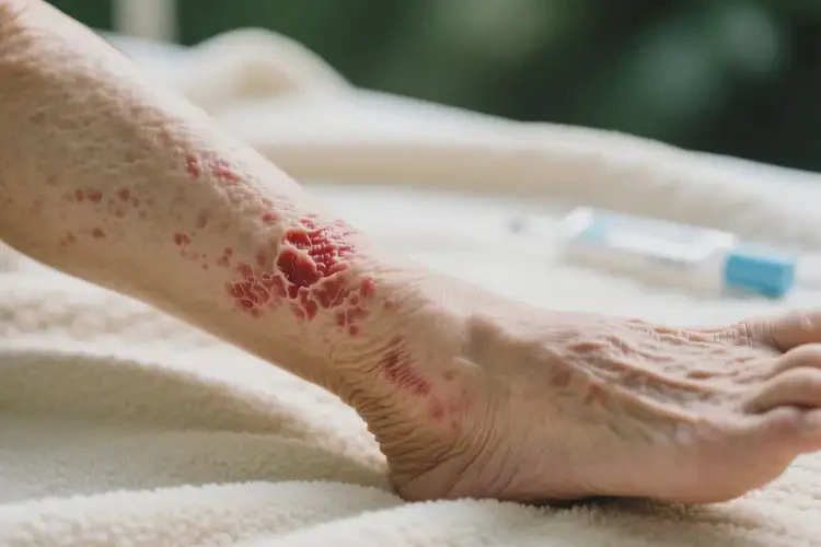 老人大腿偶尔长湿疹能治好吗(图2)