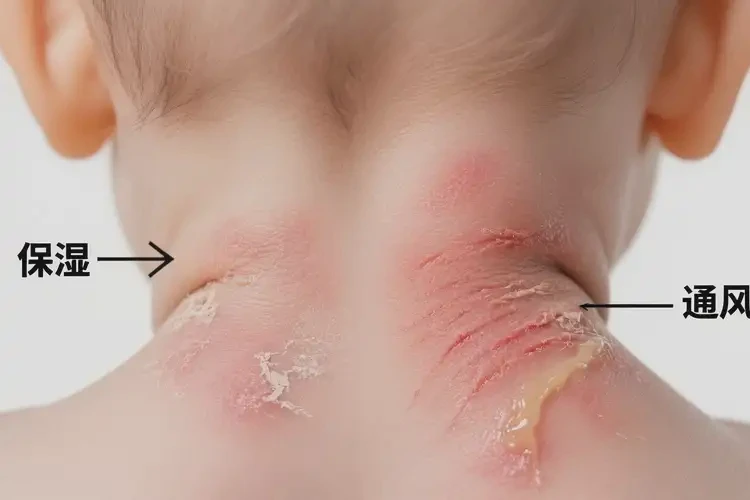 儿童脖子上出湿疹能治好吗(图3)