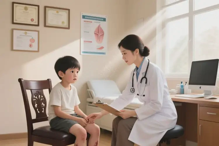 儿童大腿有湿疹能治好吗(图1)