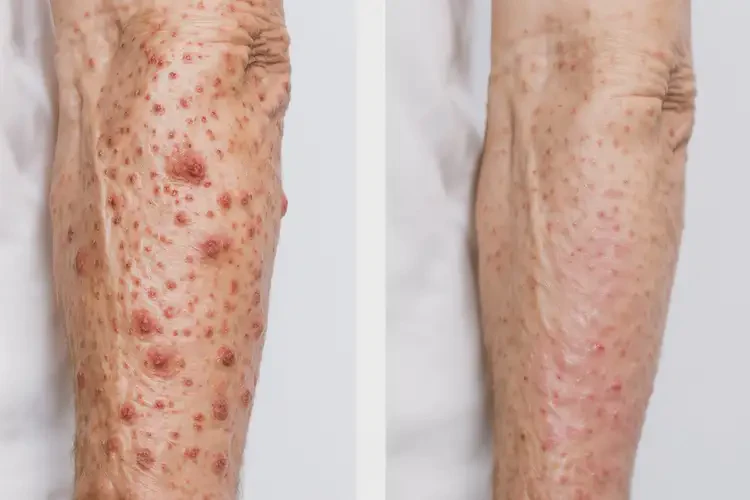 老人四肢容易起湿疹能治好吗(图1)