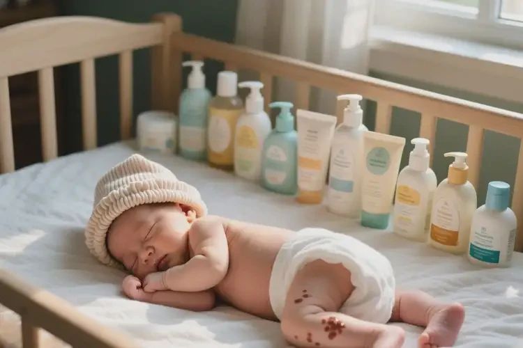 新生儿大腿上有湿疹不管它会自己自愈吗(图3)