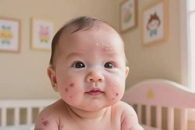 婴幼儿全身起湿疹能靠自己自愈吗(图1)