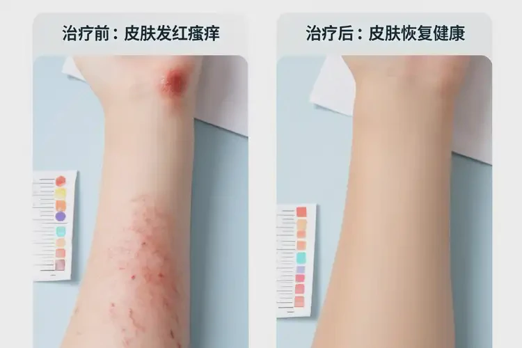 小儿手臂经常长湿疹能治好吗(图4)