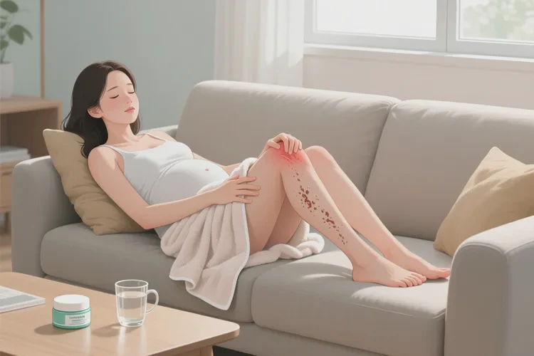 产妇小腿上偶尔长湿疹可以治愈吗(图3)