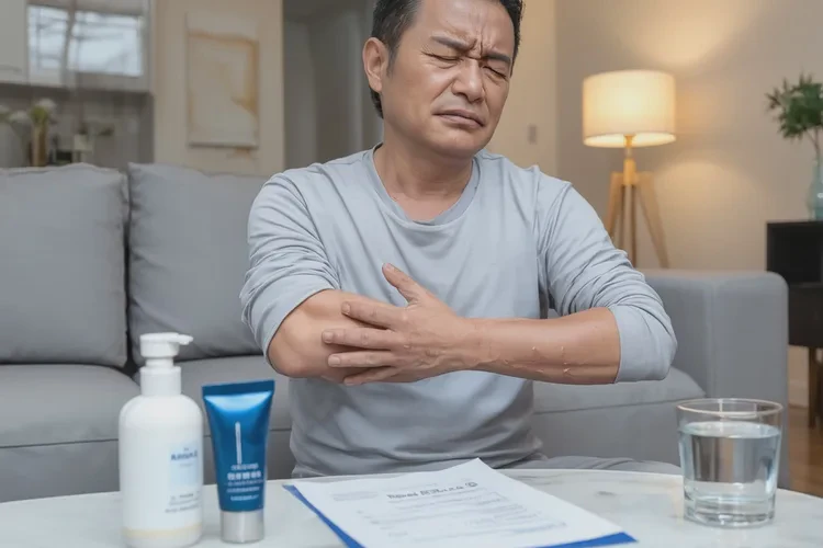 男性四肢出现湿疹可以治愈吗(图1)