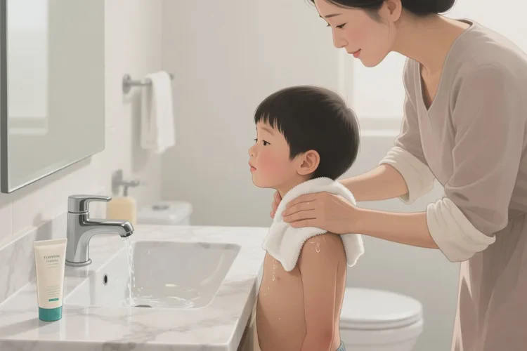 孩子脖子经常起湿疹可以治愈吗(图2)