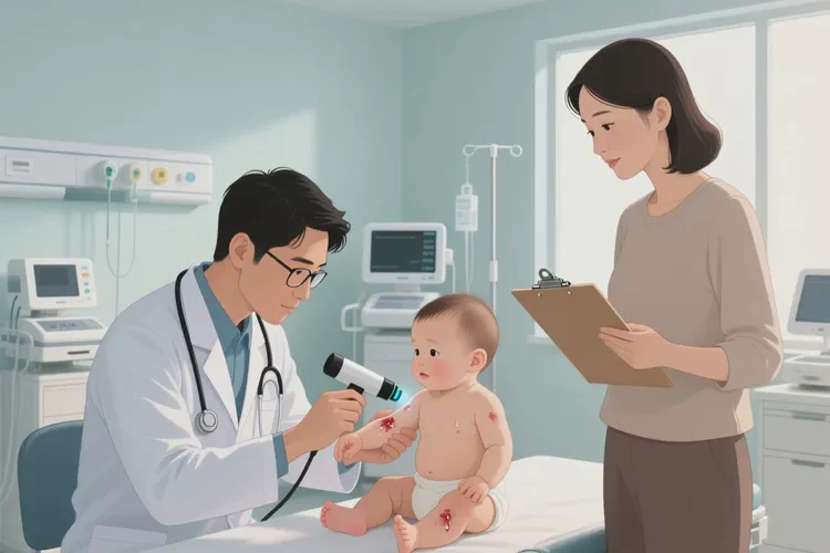 婴儿手臂上容易长湿疹可以治愈吗(图4)