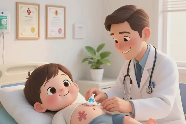 少儿肚子上容易长湿疹能治好吗(图4)