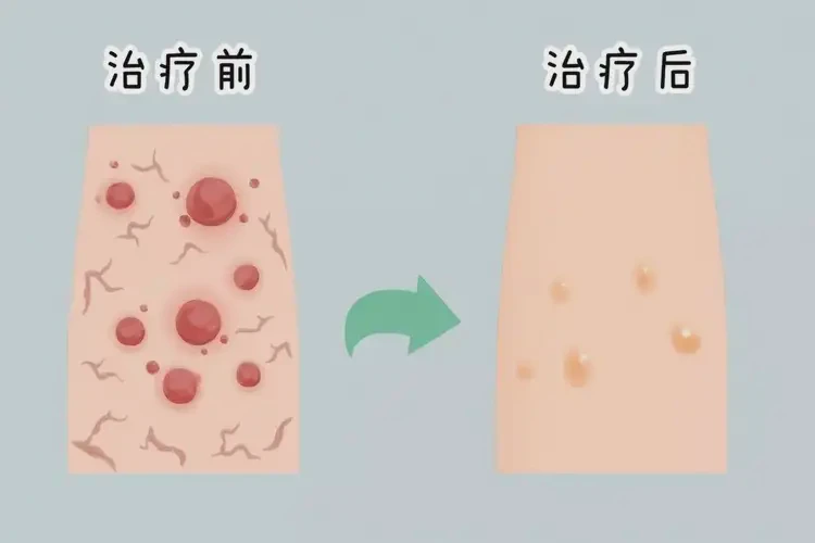孩子小腿长湿疹能治好吗(图4)