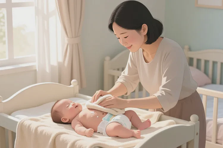 小儿肚子上偶尔起湿疹可以治愈吗(图1)