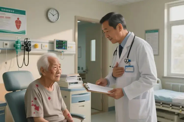 老年人脸上有湿疹能治好吗(图2)