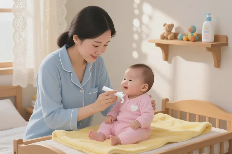 宝宝脚上起湿疹可以治愈吗(图1)