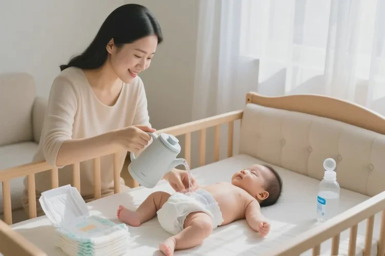 婴儿屁股上容易起湿疹可以治愈吗(图1)