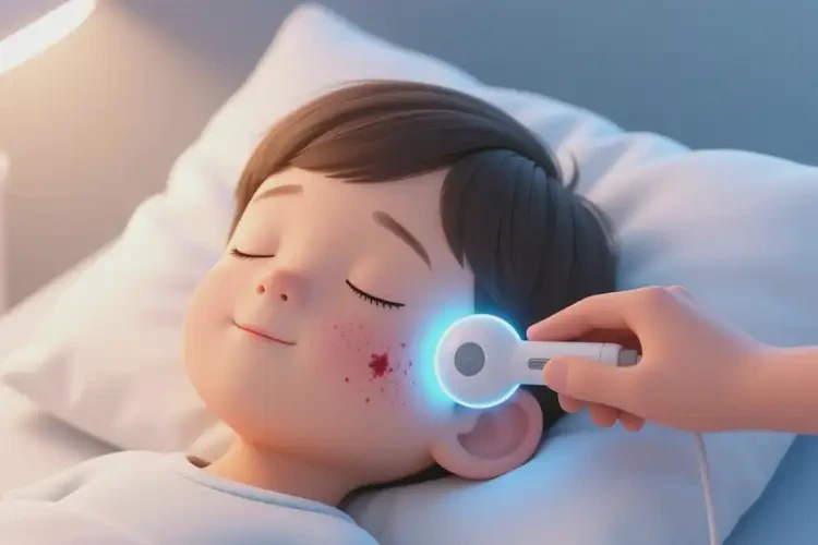 儿童面部经常长湿疹能治好吗(图1)