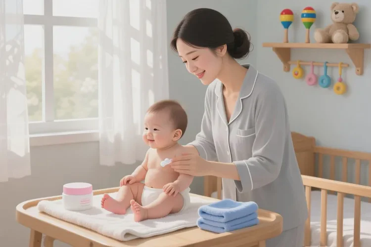 婴儿脚上起湿疹可以治愈吗(图1)