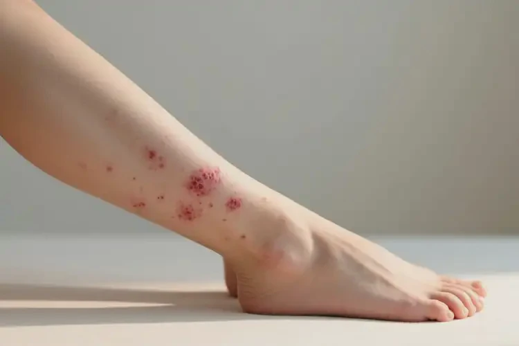 女性大腿偶尔起湿疹能治好吗(图1)