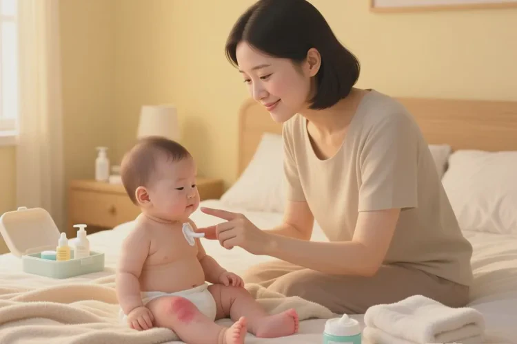 婴幼儿大腿出湿疹可以治愈吗(图1)