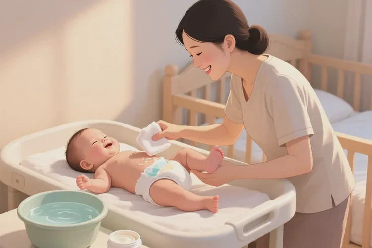 孩子屁股上容易起湿疹可以治愈吗(图1)