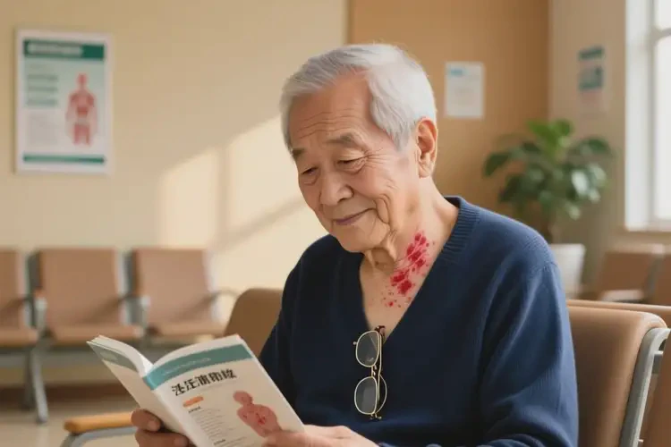 老年人脖子长湿疹能治好吗(图1)