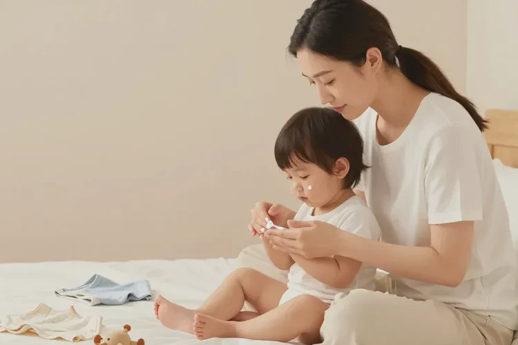 孩子全身长湿疹可以治愈吗(图1)