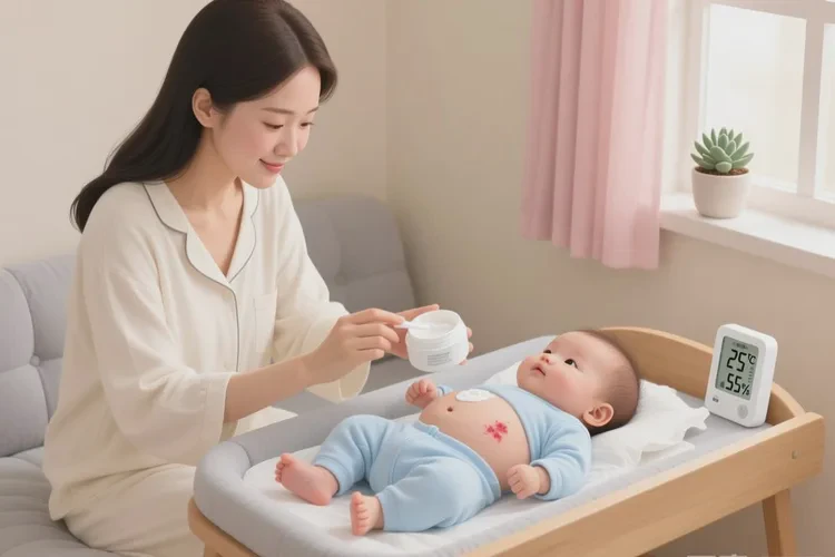 婴幼儿肚子出现湿疹可以治愈吗(图1)