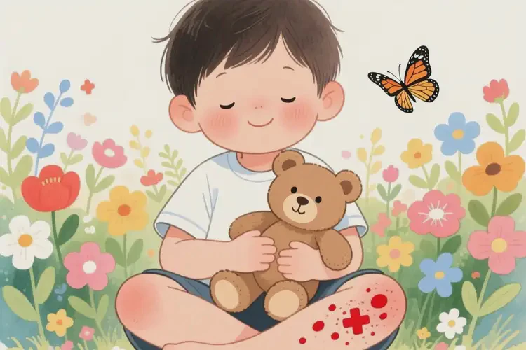 小孩大腿有湿疹能治好吗(图1)