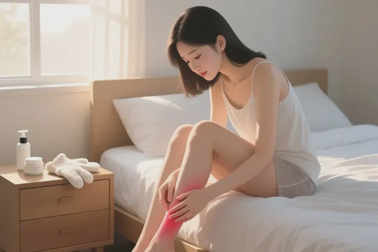 女人小腿出现湿疹能靠自己自愈吗(图1)