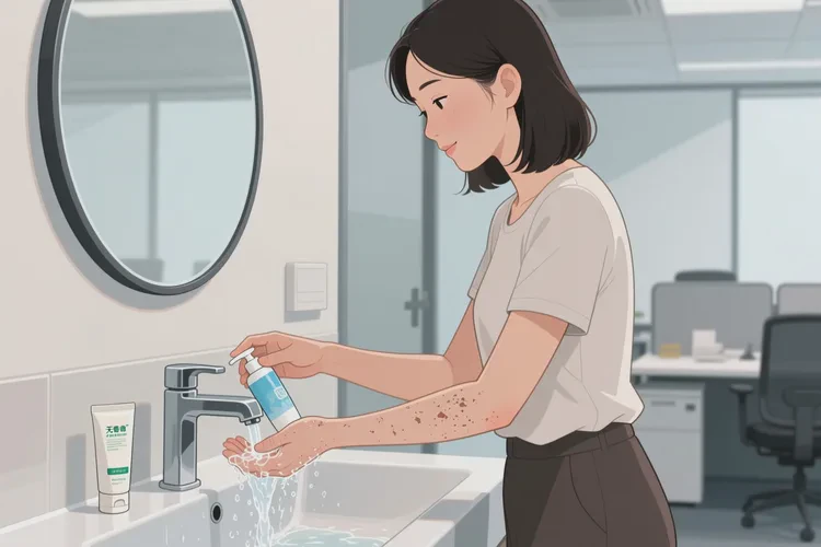 女性手臂起湿疹能治愈吗(图2)