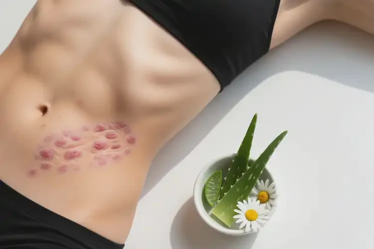 女性肚子偶尔起湿疹能治好吗(图1)