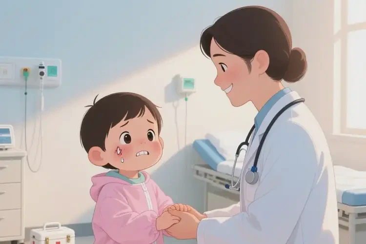 儿童面部容易长湿疹能治好吗(图1)