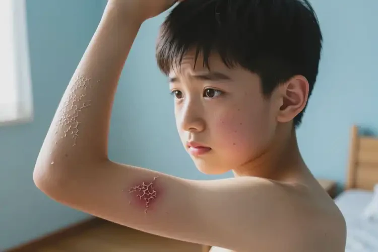 青少年手臂上起湿疹可以彻底自愈吗(图3)