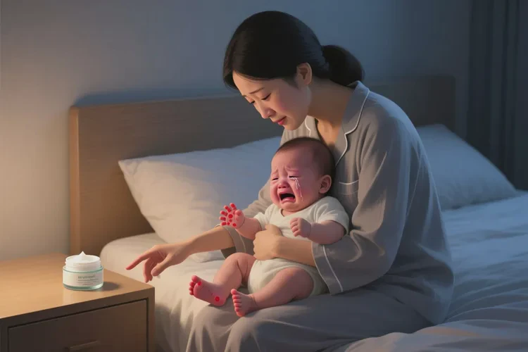 婴儿手上长湿疹可以治愈吗(图1)