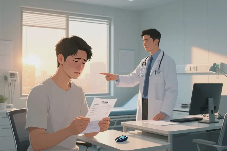 28岁空腹血糖14.7是怎么回事(图1)