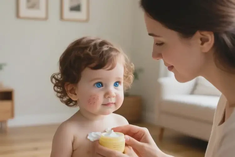 小孩脸上有湿疹能治好吗(图3)