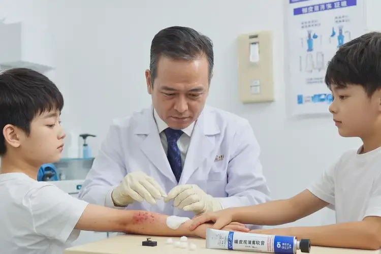 小孩手臂长湿疹能治好吗(图3)