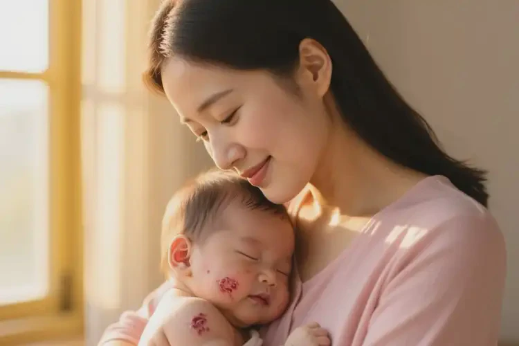 孩子脖子上出现湿疹能治好吗(图3)