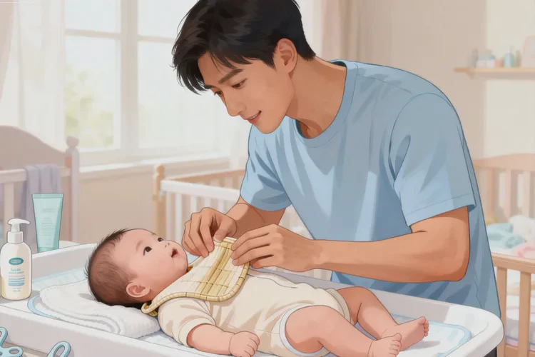 婴儿脖子上出现湿疹可以治愈吗(图1)