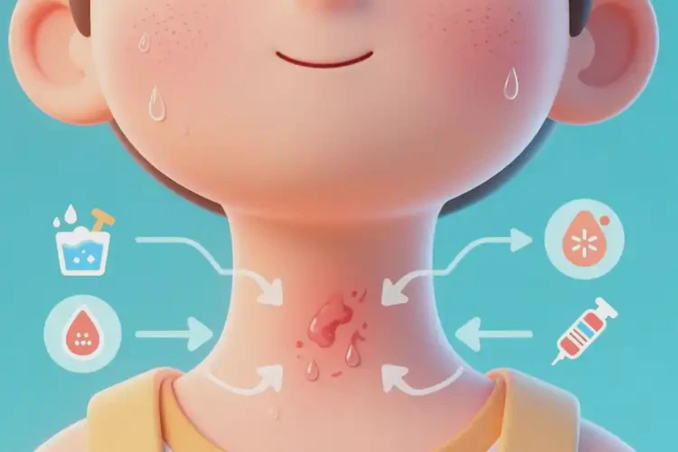 儿童脖子上偶尔起湿疹能治好吗(图3)