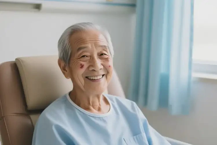 老人脸上容易长湿疹能治好吗(图1)