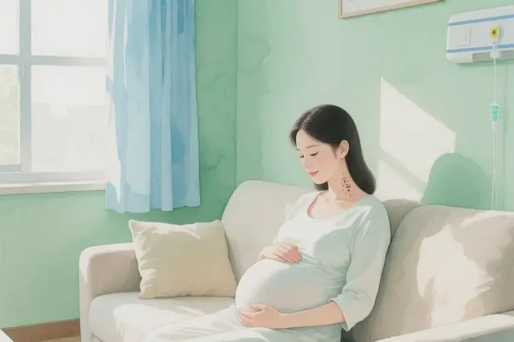 孕妇脖子容易长湿疹可以彻底自愈吗(图2)