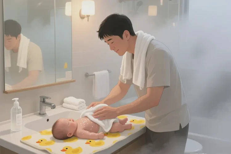 婴儿肚子上出湿疹可以治愈吗(图1)