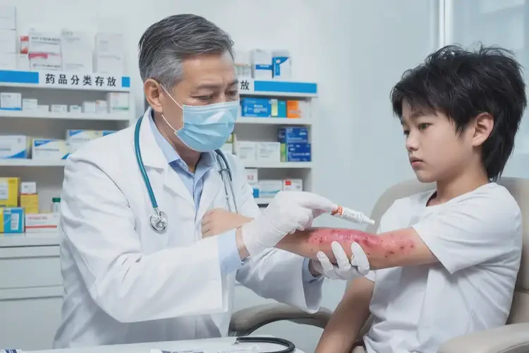 小儿手臂经常长湿疹能治好吗(图3)