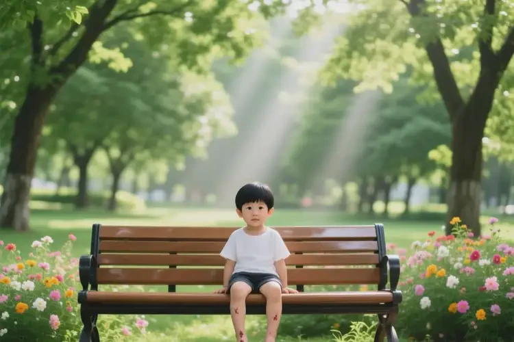 儿童脚上偶尔长湿疹不管它会自己好吗(图1)