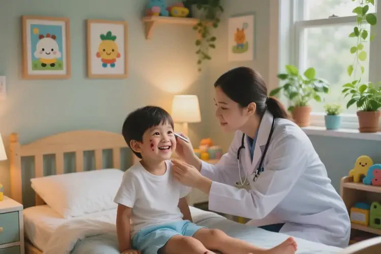 小孩脸上出现湿疹能治好吗(图4)