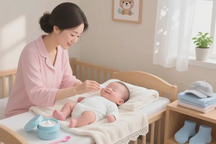 宝宝脸上出湿疹可以治愈吗(图1)