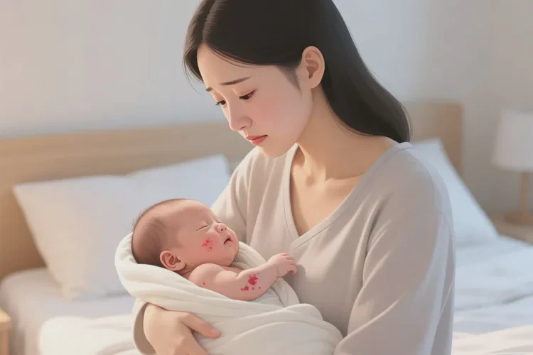 婴儿全身容易长湿疹可以治愈吗(图1)