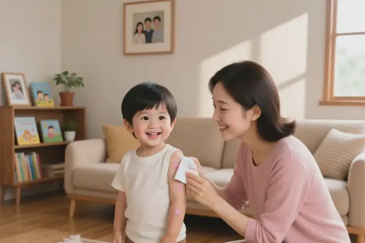 小孩手臂上起湿疹能治好吗(图1)